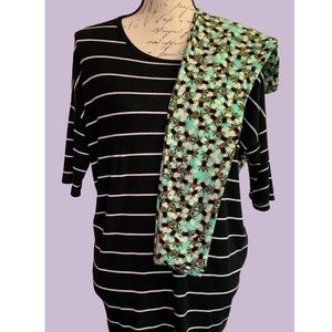 LuLaRoe Irma size XS, bee leggings size OS
